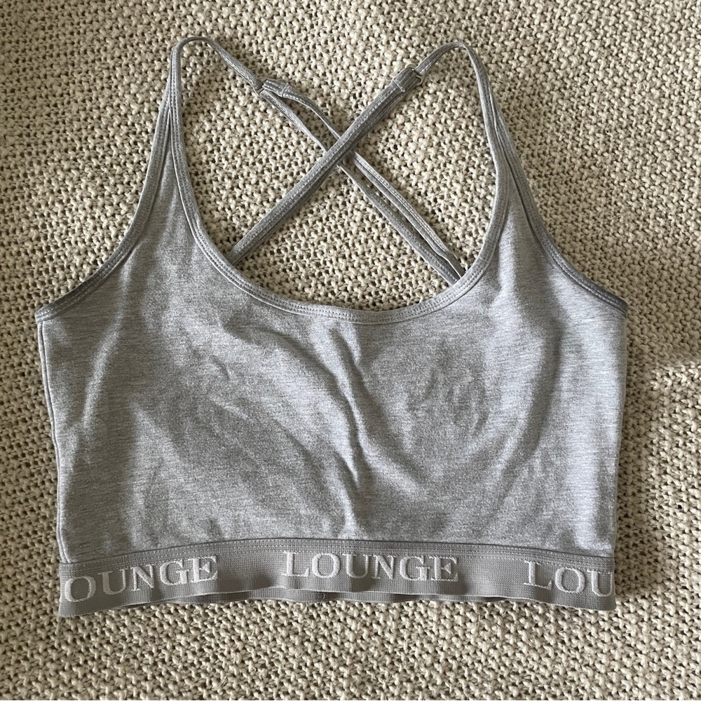 Lounge Grey Basic Bralette